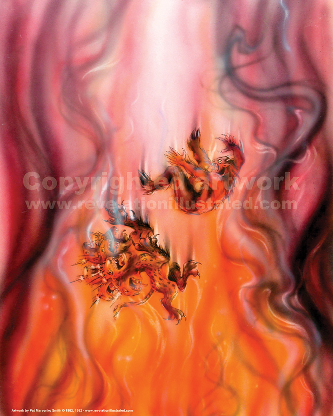 RevelationIllustrated.com: 27. Beast and False Prophet Into Lake of Fire.jpg